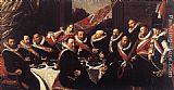 Banquet of the Officers of the St. George Civic Guard by Frans Hals